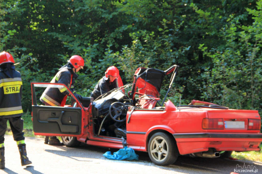 Wypadek koło Buczka 18:09.2012