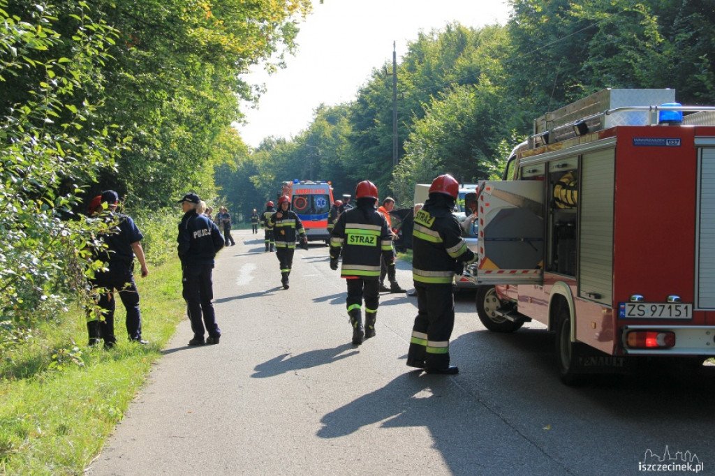 Wypadek koło Buczka 18:09.2012