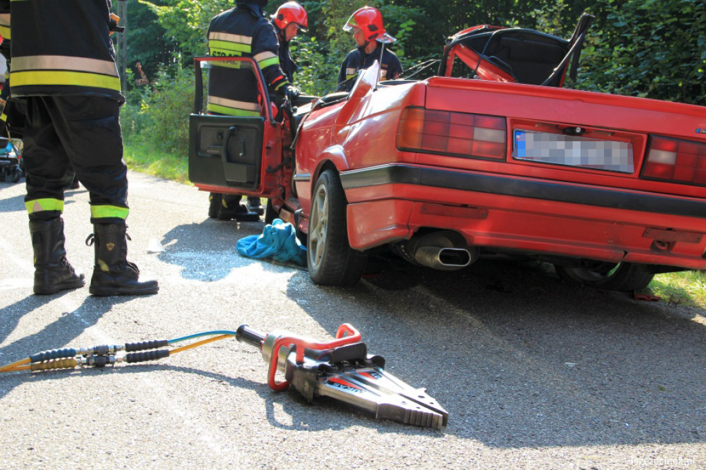 Wypadek koło Buczka 18:09.2012
