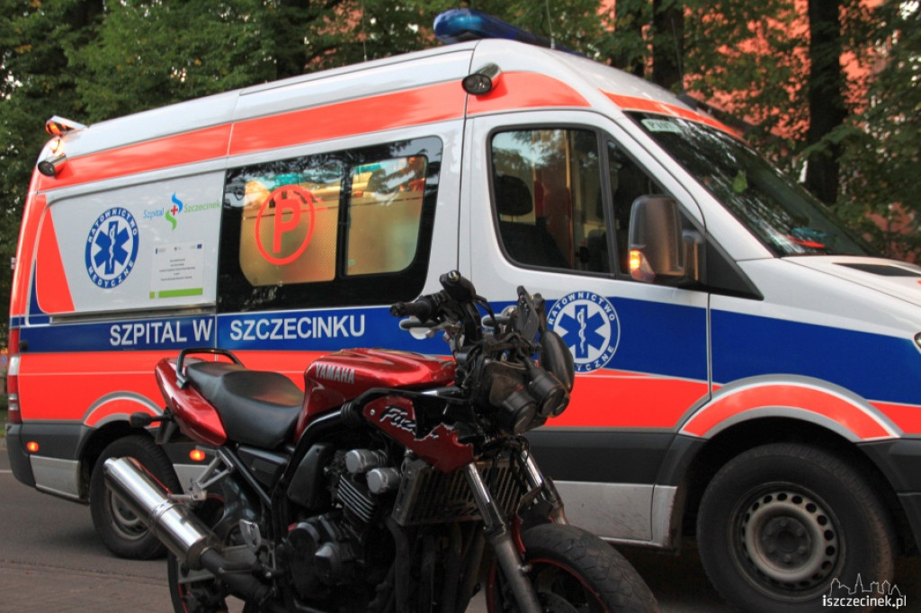 Wypadek z udziałem motocykla ul. 3-go Maja 19.09.2012