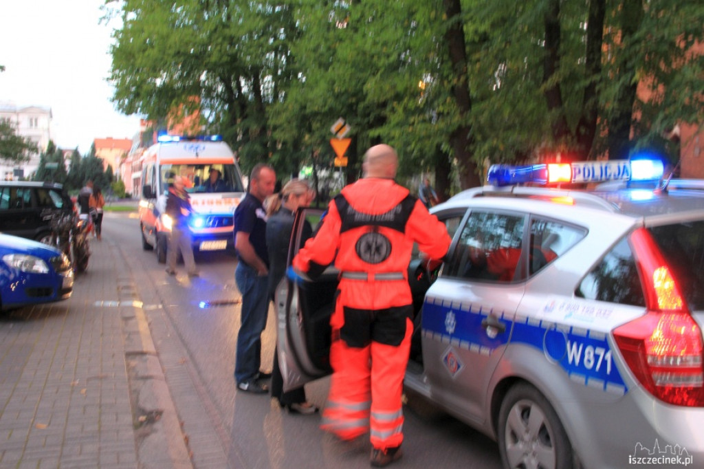 Wypadek z udziałem motocykla ul. 3-go Maja 19.09.2012