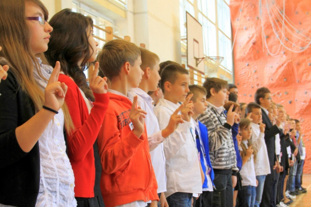Uroczyste ślubowanie pierwszoklasistów w Gimnazjum nr 1 22.09.2012