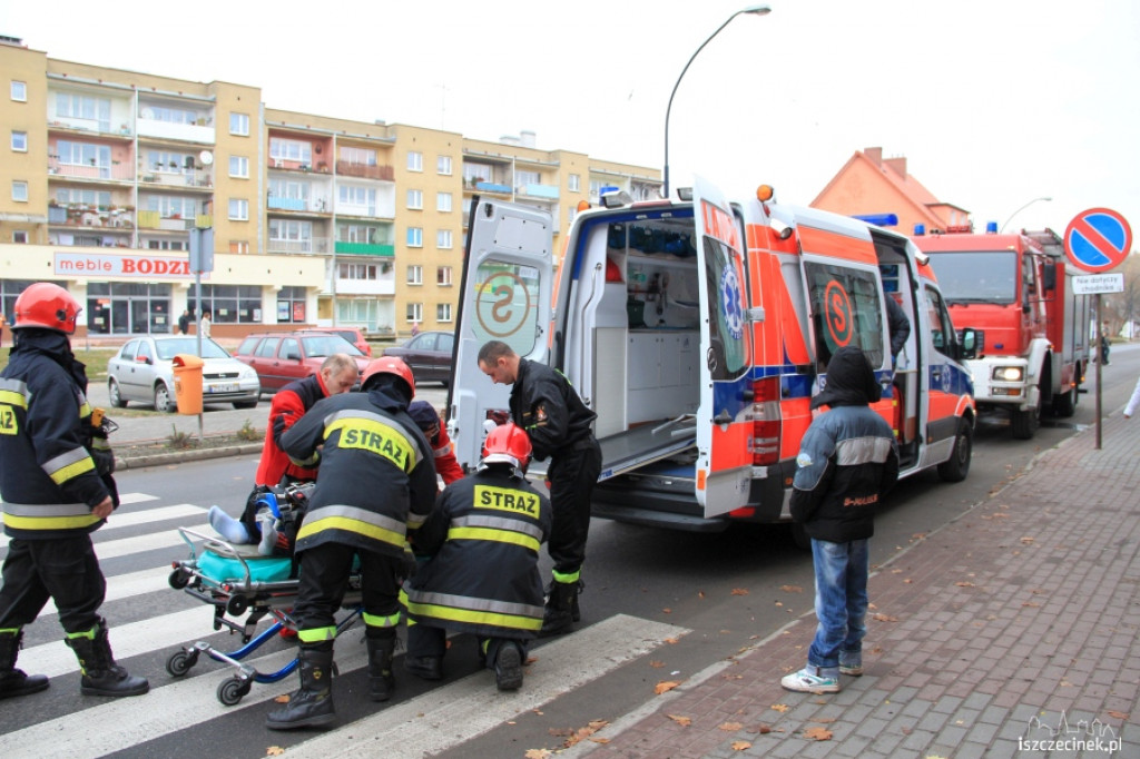 Pomogli starszemu mężczyźnie na Lipowej 01.11.2012