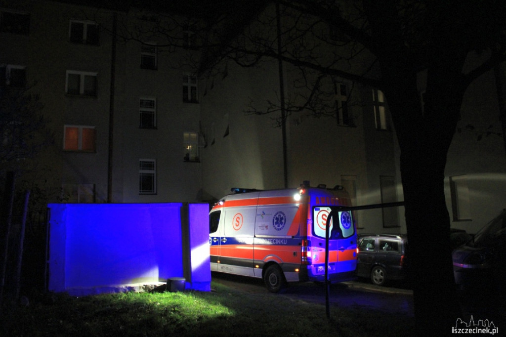Mężczyzna spadł z IV piętra 02.11.2012
