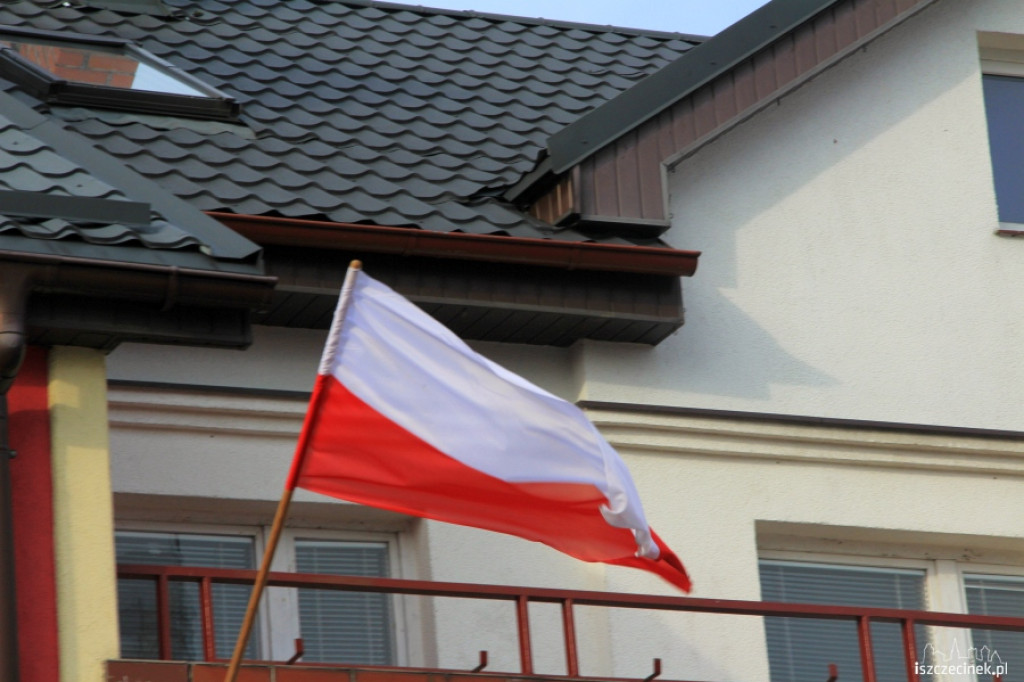 Ulice Szczecinka przed Świętem Niepodległości 10.11.2012