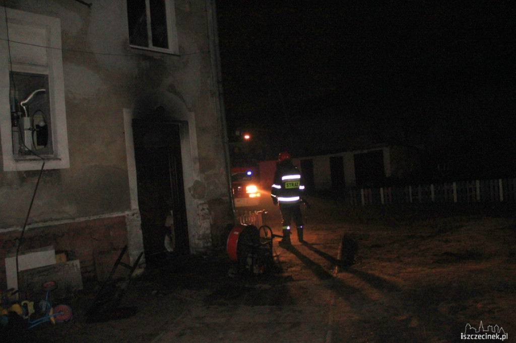 Pożar kamienicy przy ul. Wyszyńskiego 18.11.2012