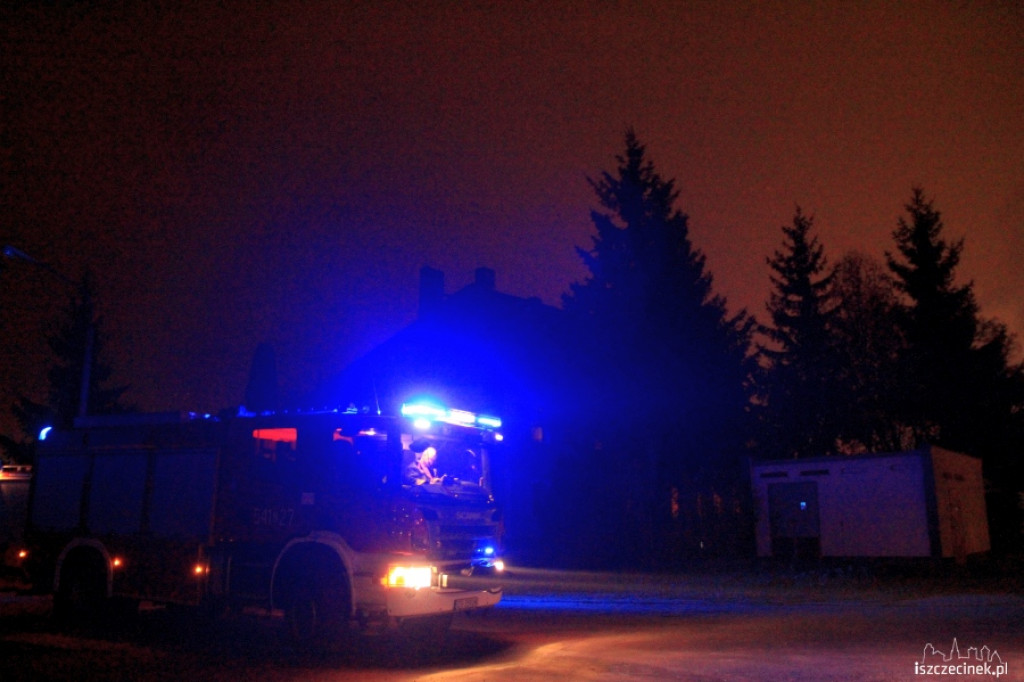 Pożar sadzy w kominie 18.11.2012