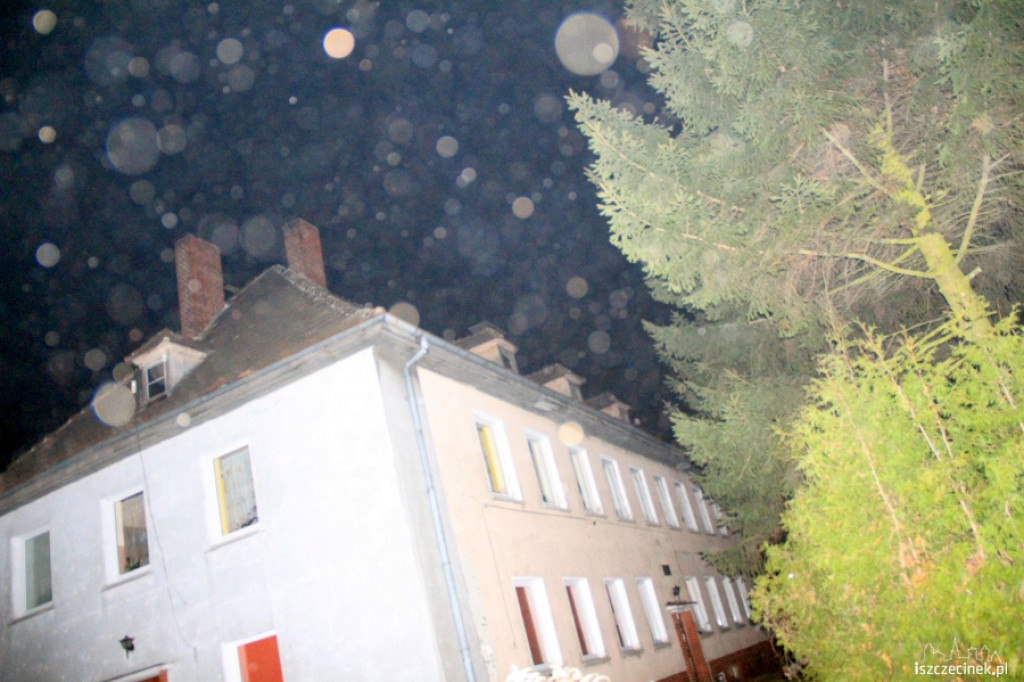 Pożar sadzy w kominie 18.11.2012