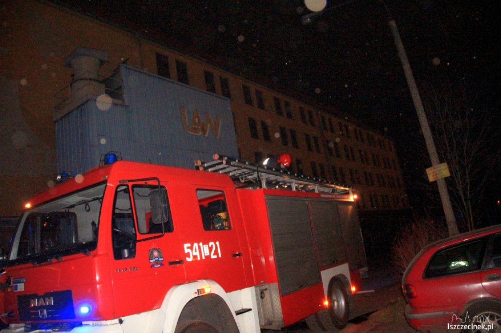 Pożar sadzy w kominie 18.11.2012