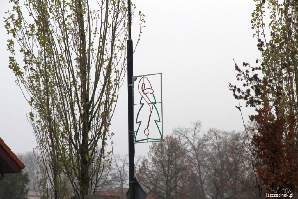 Ozdoby świąteczne w Szczecinku 21.11.2012