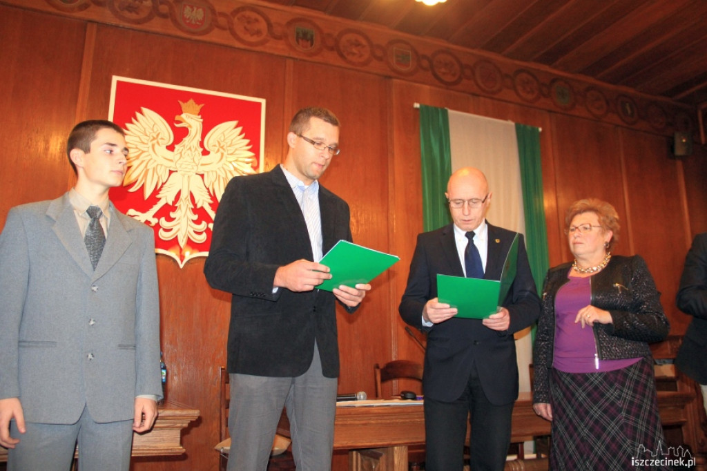 Rozdanie stypendiów Burmistrza Szczecinka 21.11.2012