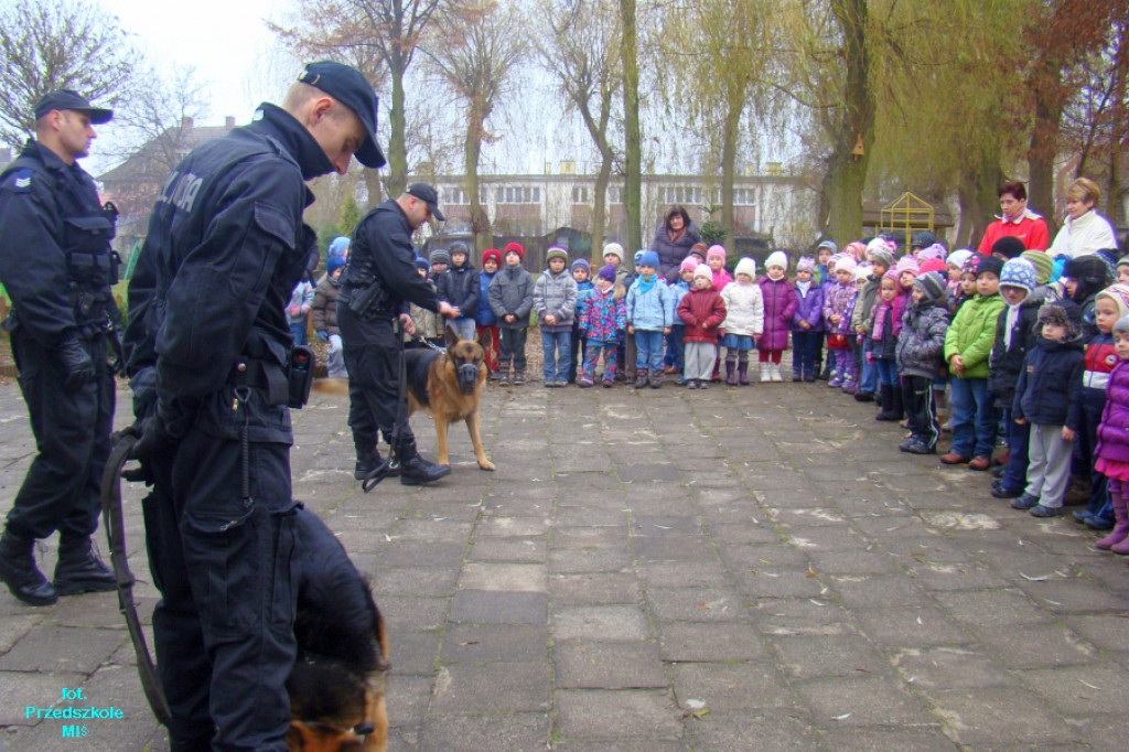 Policjanci o bezpieczeństwie w przedszkolu MIŚ 21.11.2012