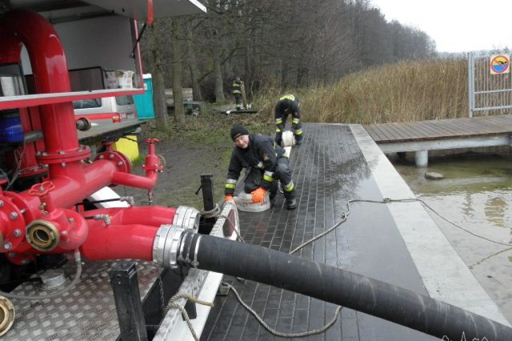 Strażackie ćwiczenia na terenie powiatu szczecineckiego 22.11.2012