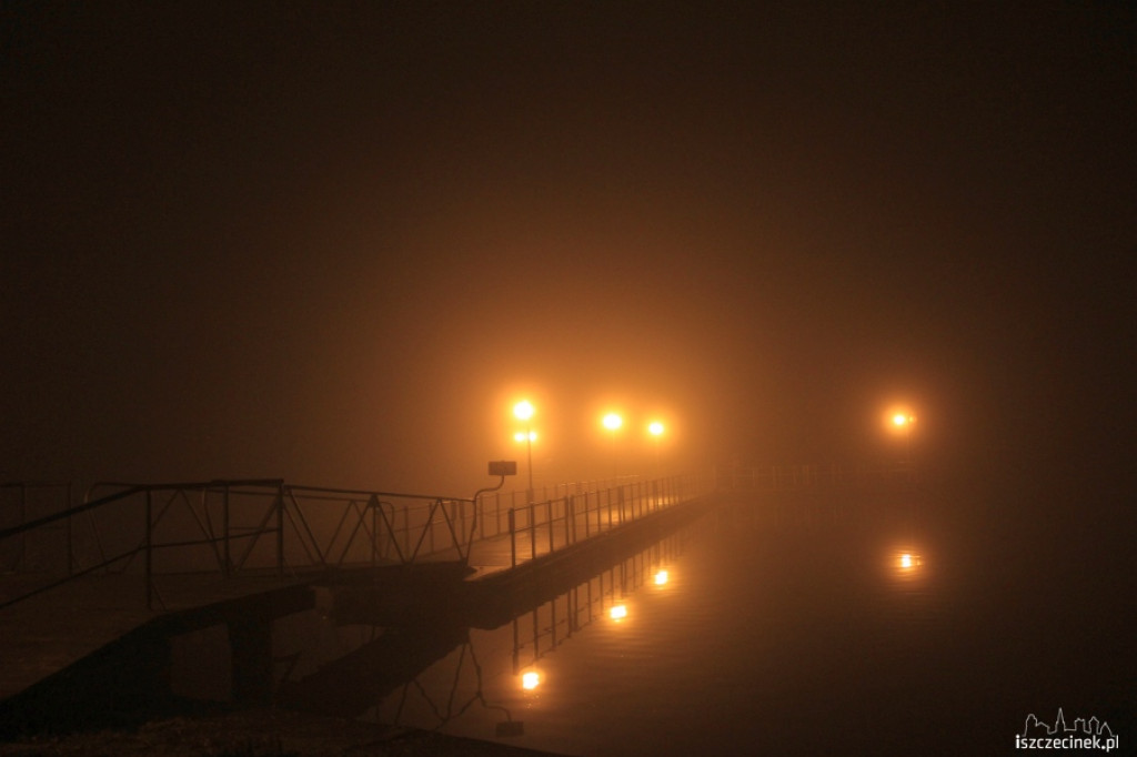 Szczecinek we mgle 24.11.2012