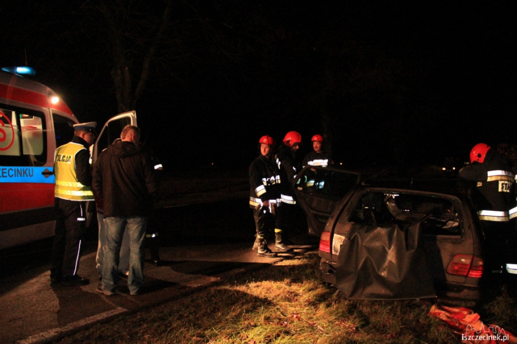 Wypadek pomiędzy Przyjezierzem a Jeleninem 30.11.2012