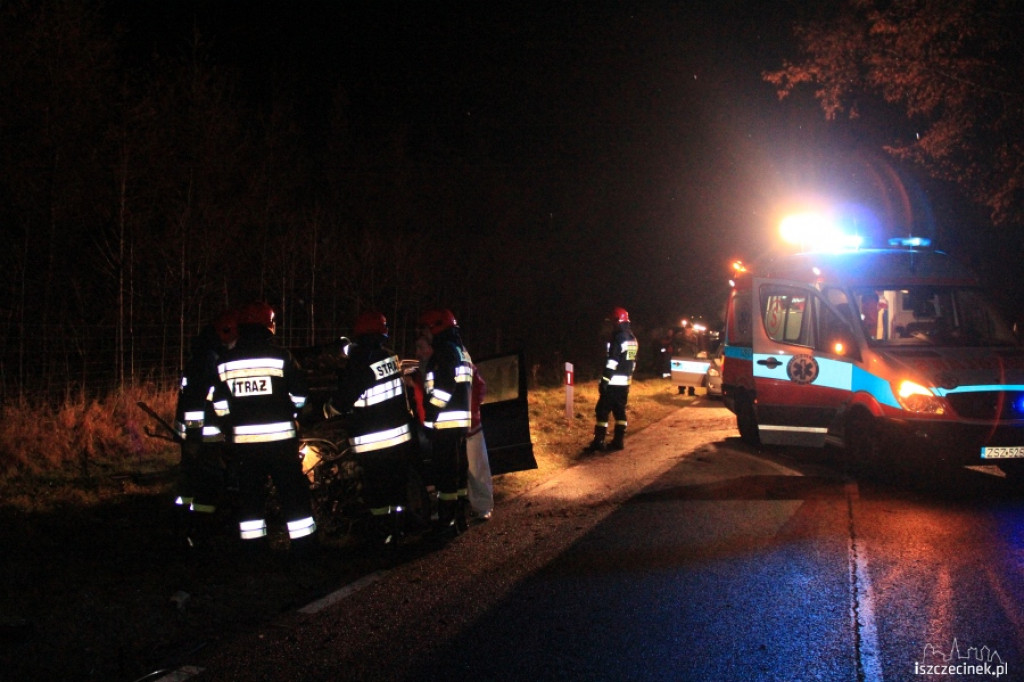 Wypadek pomiędzy Przyjezierzem a Jeleninem 30.11.2012