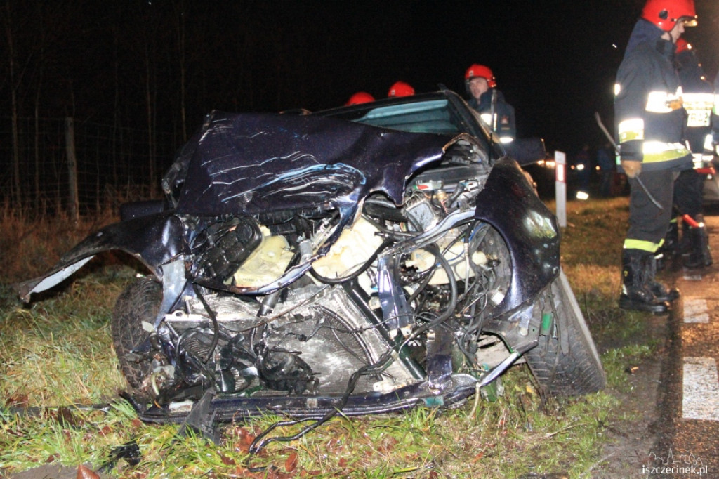 Wypadek pomiędzy Przyjezierzem a Jeleninem 30.11.2012