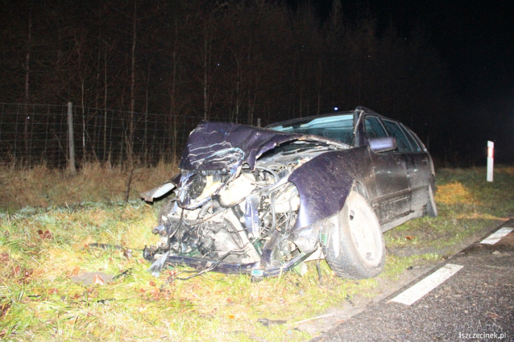 Wypadek pomiędzy Przyjezierzem a Jeleninem 30.11.2012