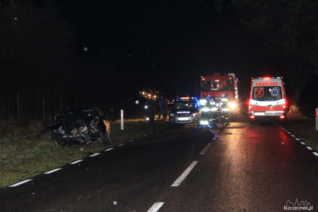 Wypadek pomiędzy Przyjezierzem a Jeleninem 30.11.2012