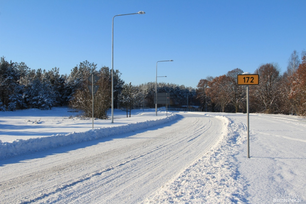 Mała obwodnica Szczecinka przed otwarciem 13.12.2012