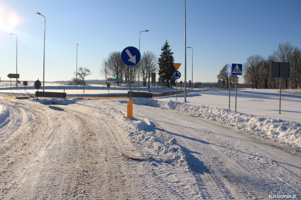 Mała obwodnica Szczecinka przed otwarciem 13.12.2012