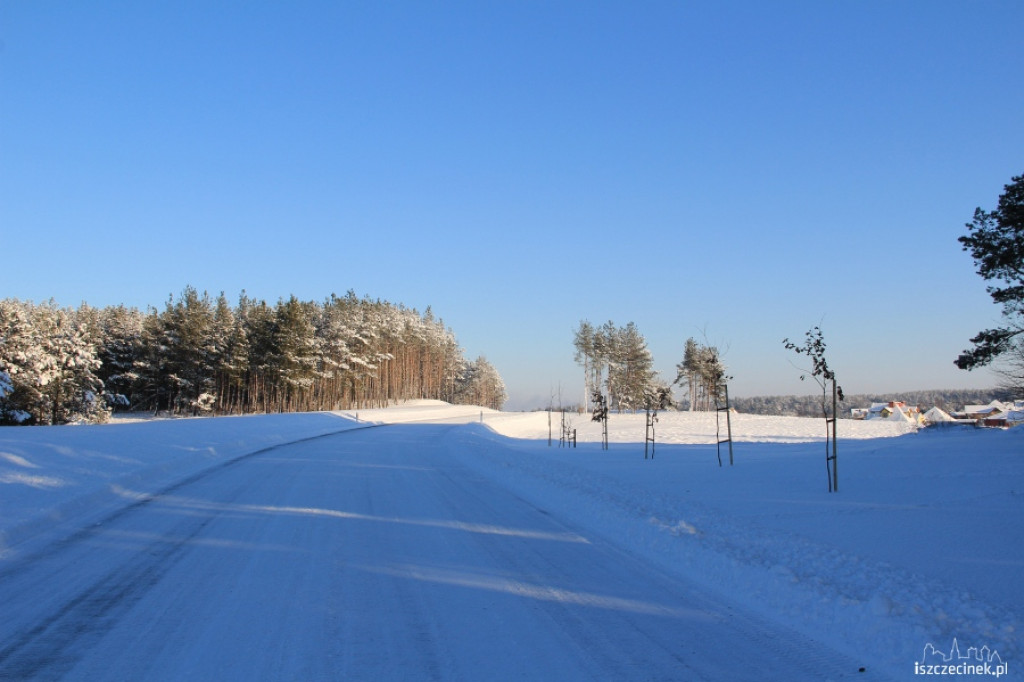 Mała obwodnica Szczecinka przed otwarciem 13.12.2012
