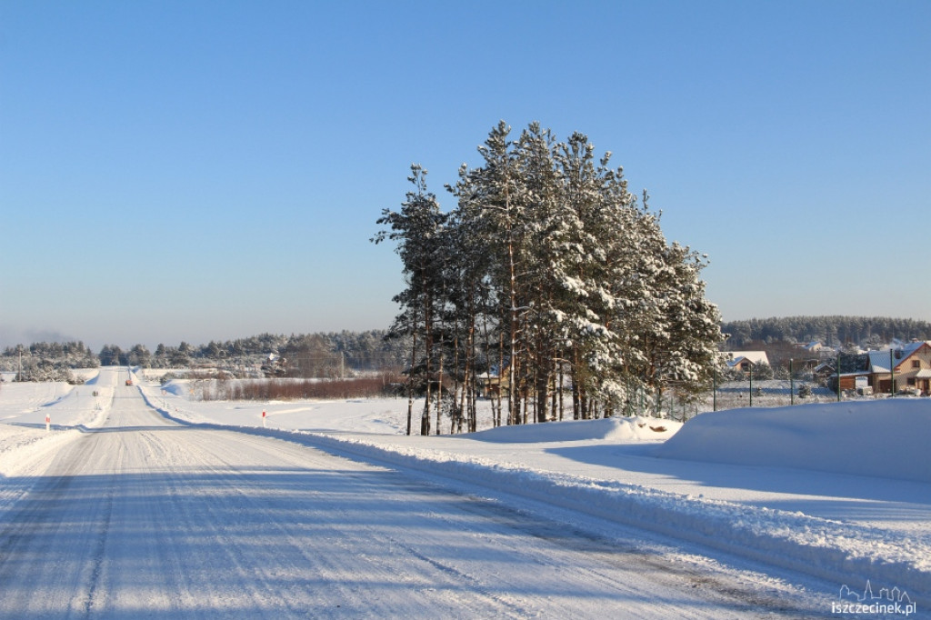 Mała obwodnica Szczecinka przed otwarciem 13.12.2012