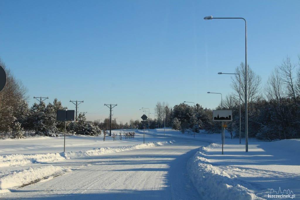 Mała obwodnica Szczecinka przed otwarciem 13.12.2012