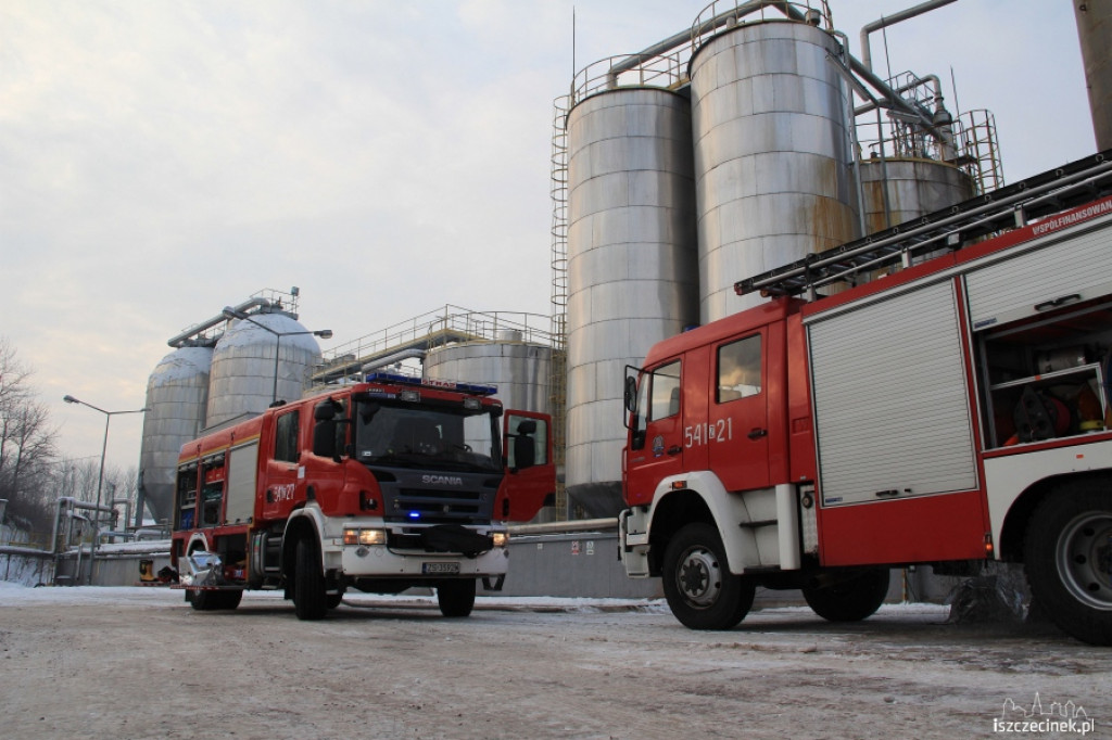 Ćwiczenia przeciwpożarowe w Kronospan Chemical  Szczecinek 14.12.2012