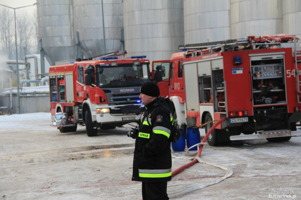 Ćwiczenia przeciwpożarowe w Kronospan Chemical  Szczecinek 14.12.2012