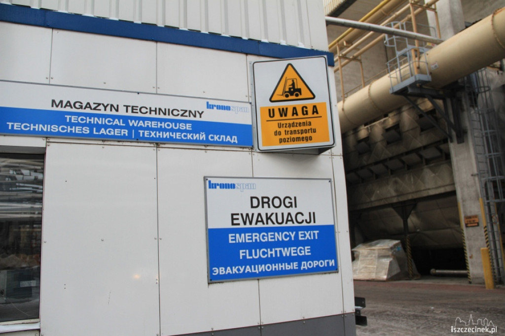 Ćwiczenia przeciwpożarowe w Kronospan Chemical  Szczecinek 14.12.2012
