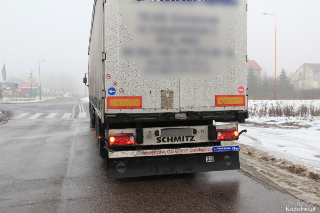 Kolizja na ul. Harcerskiej 17.12.2012