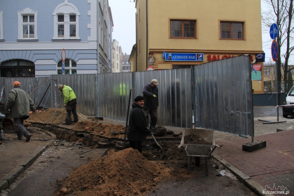 Zamknięty dojazd na parking za ratuszem 18.12.2012