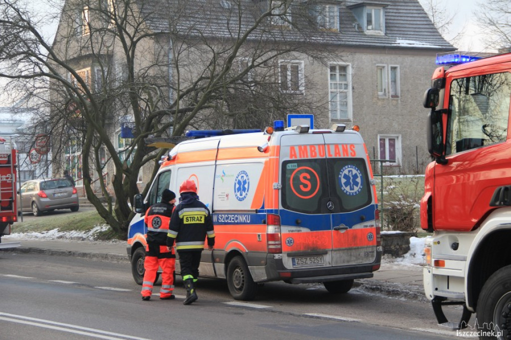 Czad w mieszkaniu na Kopernika 22.12.2012
