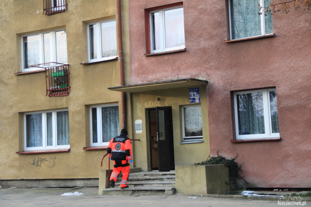 Czad w mieszkaniu na Kopernika 22.12.2012