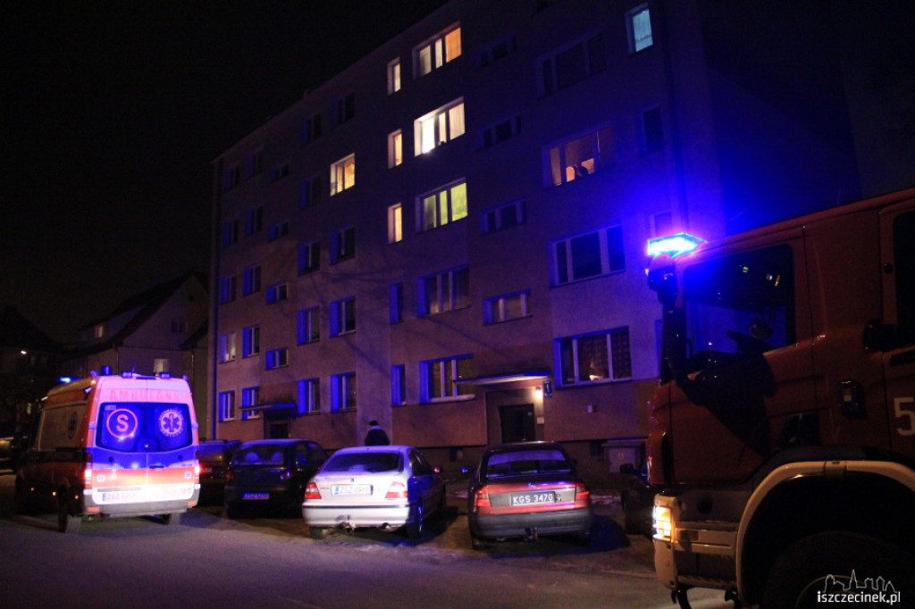 Czad na Kamiennej, pożar komina 28-Lutego 22.12.2012