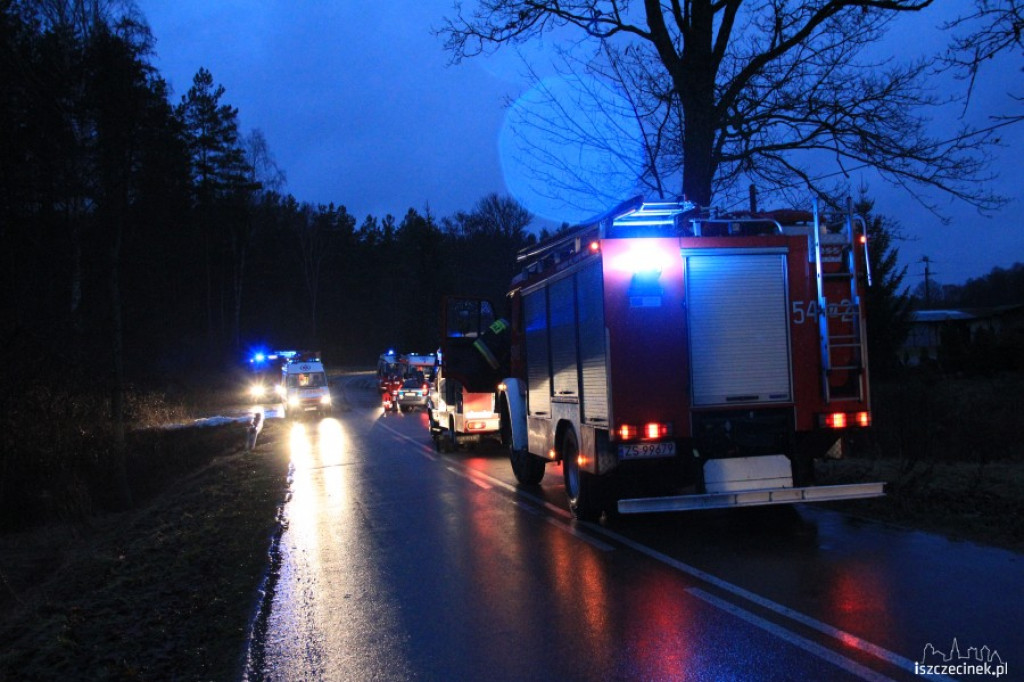Wypadek Wielawino - Radomyśl 31.12.2012
