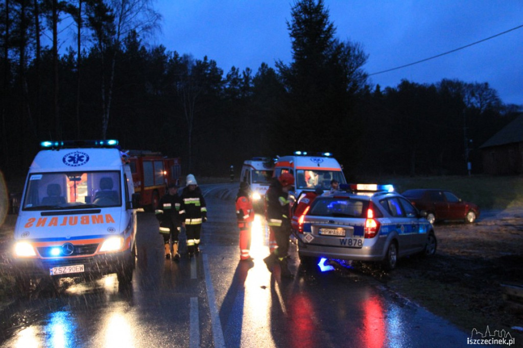 Wypadek Wielawino - Radomyśl 31.12.2012