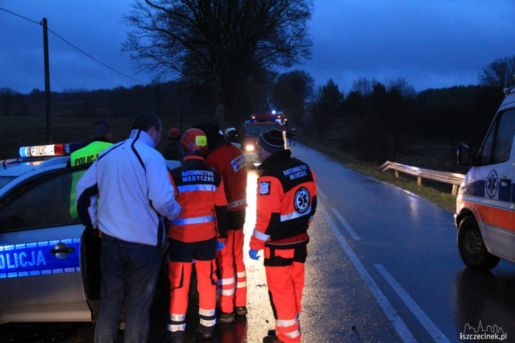Wypadek Wielawino - Radomyśl 31.12.2012
