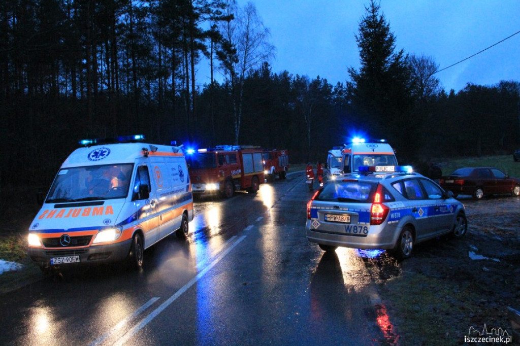 Wypadek Wielawino - Radomyśl 31.12.2012