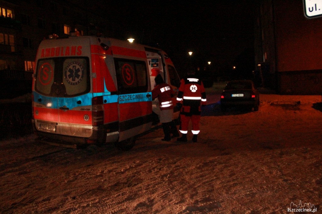 Czad przy ul. Grudziądzkiej 19.01.2013