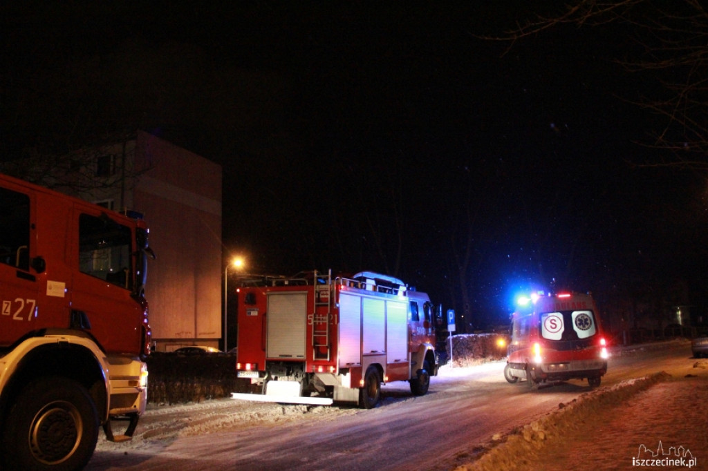 Czad przy ul. Grudziądzkiej 19.01.2013