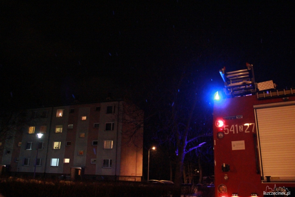 Czad przy ul. Grudziądzkiej 19.01.2013