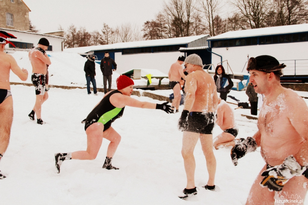 Im zimniej tym lepiej - morsy w wodzie 20.01.2013