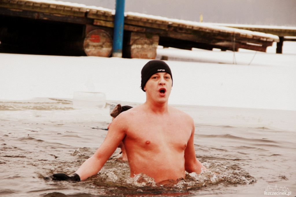 Im zimniej tym lepiej - morsy w wodzie 20.01.2013