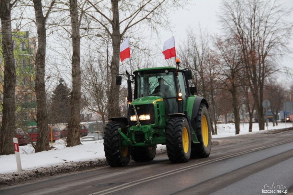 Protesty rolników w Szczecinku