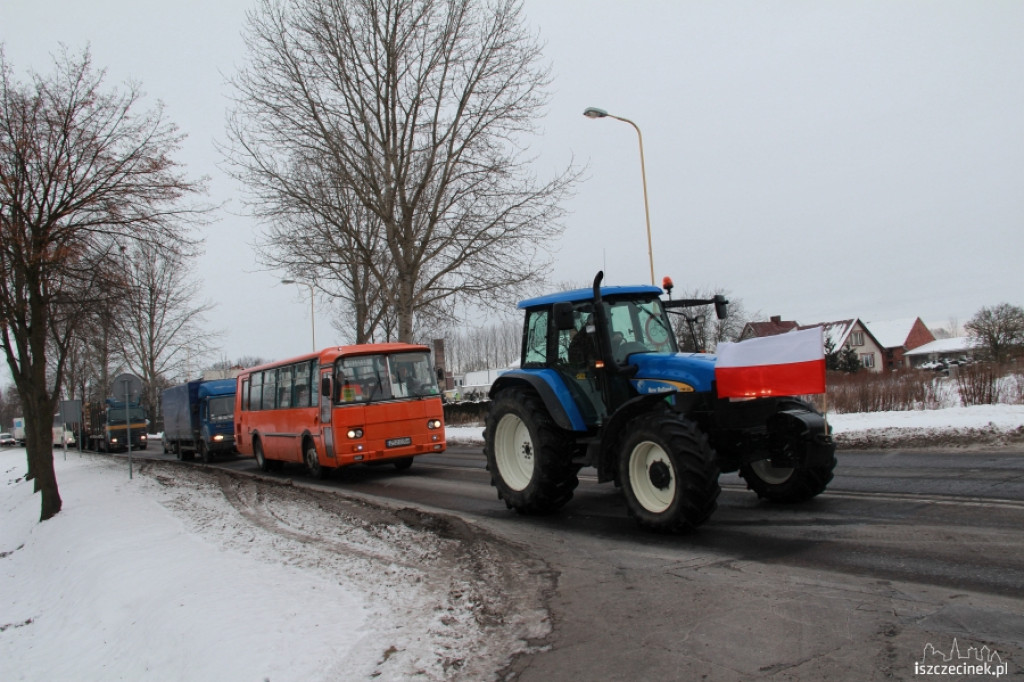 Protesty rolników w Szczecinku