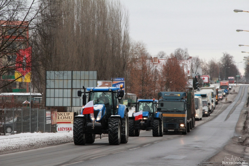 Protesty rolników w Szczecinku