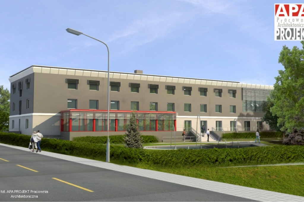 Przebudowa internatu na 1-go Maja