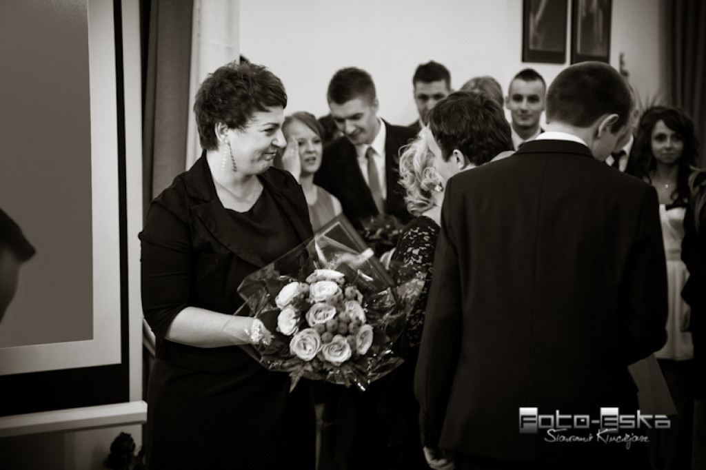 Licealiści ZS nr 1 im. KEN w Szczecinku na studniówce - fot. Sławomir Kłuciejasz www.FOTO-ESKA.pl